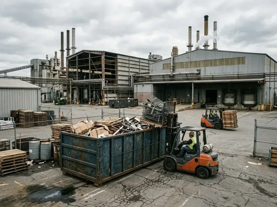 industrial-factory-scrap-conta-003 — frequently asked questions, Cheap Roll-off Dumpster Rentals in Morton, PA